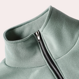 Ensemble deux pièces femme sweat col zippé et pantalon droit