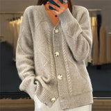 Cardigan Femme Maille Douce – Gilet Boutonné Élégant
