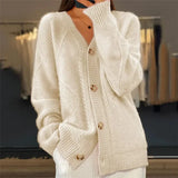 Cardigan Femme Maille Douce – Gilet Boutonné Élégant