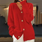 Cardigan Femme Maille Douce – Gilet Boutonné Élégant