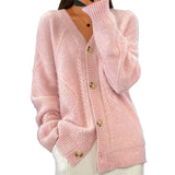 Cardigan Femme Maille Douce – Gilet Boutonné Élégant
