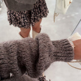 Pull Femme Laçage Devant – Maille Oversize Cocooning