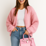 Gilet Maille Douce Coupe Oversize Confort Cocooning