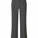 Pantalon Large Taille Haute Coupe Droite Élégance Quotidienne