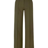 Pantalon Large Taille Haute Coupe Droite Élégance Quotidienne