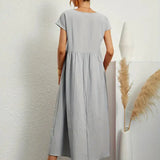 Robe Femme Longue Décontractée – Robe Ample Été