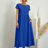Robe Femme Longue Décontractée – Robe Ample Été