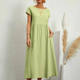 Robe Femme Longue Décontractée – Robe Ample Été