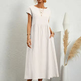 Robe Femme Longue Décontractée – Robe Ample Été