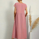 Robe Femme Longue Décontractée – Robe Ample Été