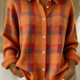 Chemise Femme à Carreaux Boutonnée