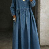 Jean Léger Bleu Marine Femme