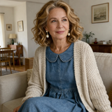 Jean Léger Bleu Marine Femme