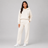 Ensemble femme sweat à capuche oversize et pantalon molletonné
