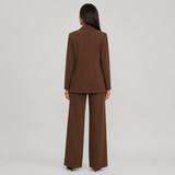 Ensemble tailleur blazer oversize et pantalon large