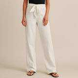 Pantalon Fluide Taille Élastique Cordon Confort