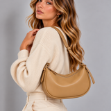 Sac Croissant Bandoulière Femme Réglable à Zip