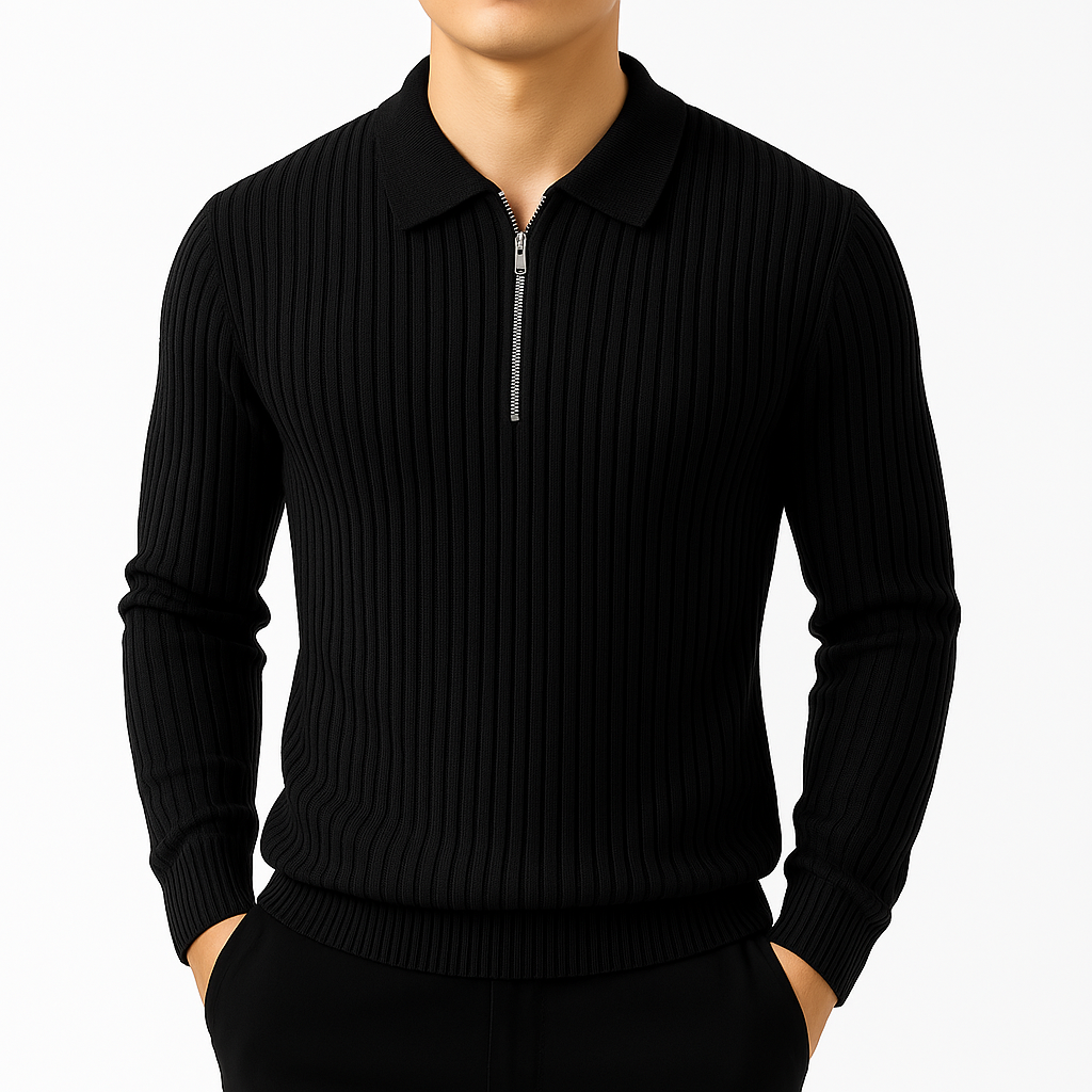 Raphaël | Pull Col Camionneur & Maille Zippée Chic