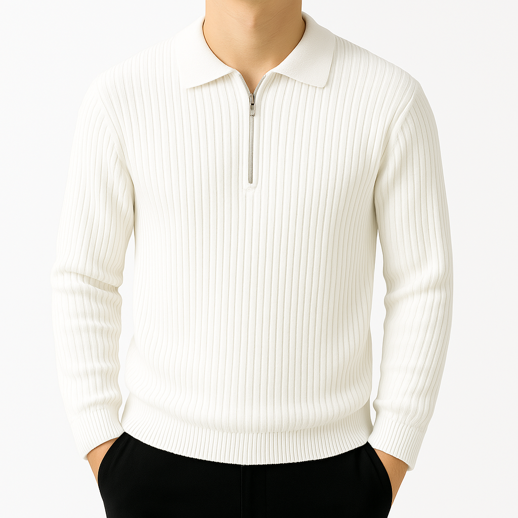 Raphaël | Pull Col Camionneur & Maille Zippée Chic