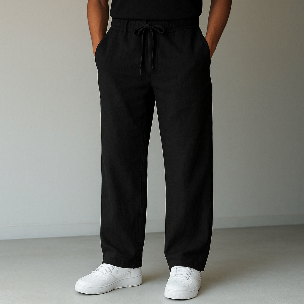 Arden | Pantalon Lin Homme & Coupe Décontractée