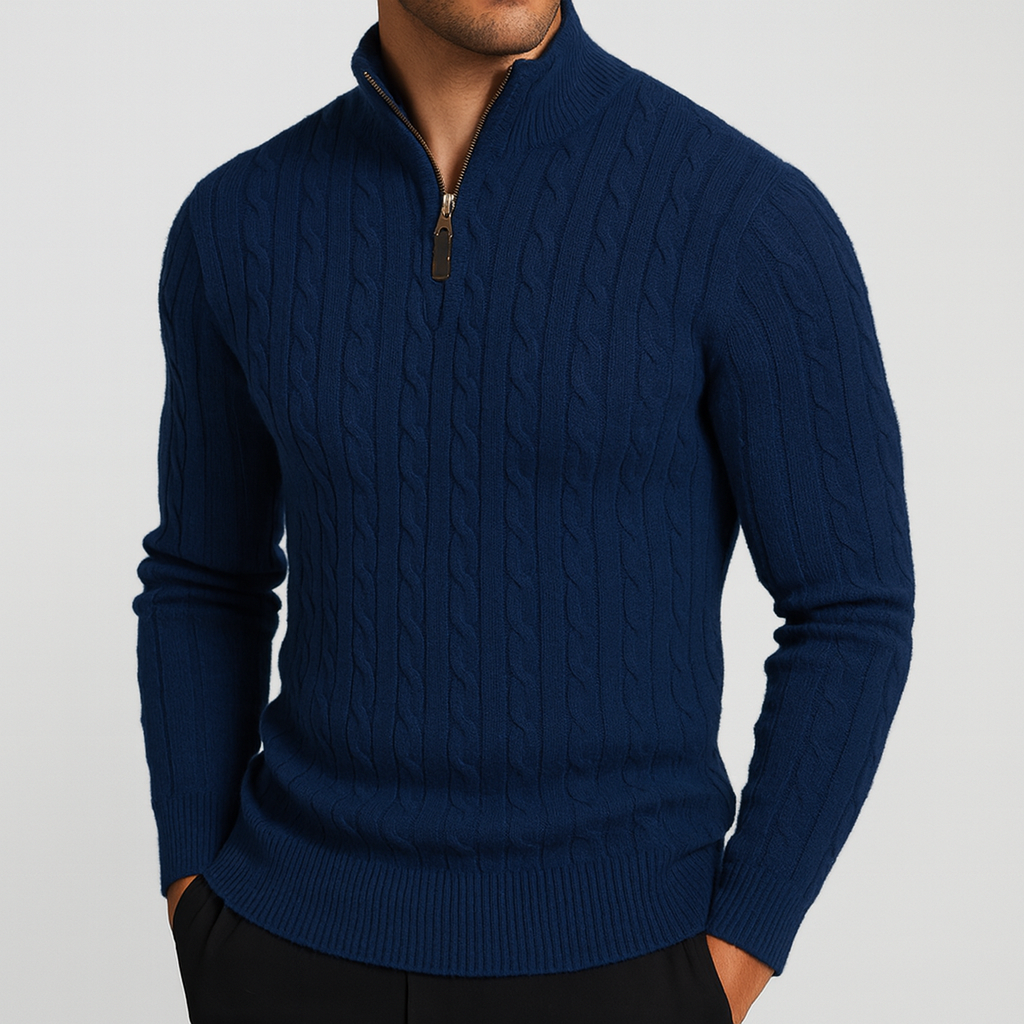 Samuel | Pull Col Camionneur Laine & Maille Chaude