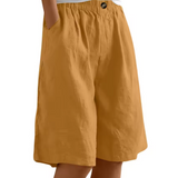 Short Ample Femme à Taille Élastiquée