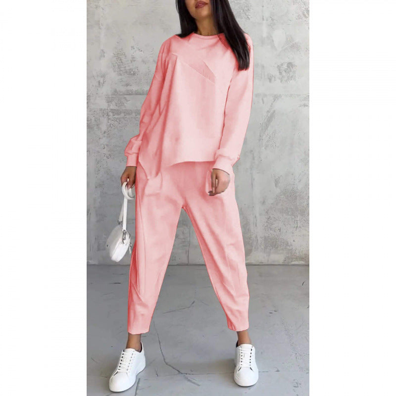 Ensemble Femme Deux Pièces avec Sweat à Capuche et Pantalon