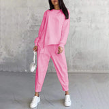 Ensemble Femme Deux Pièces avec Sweat à Capuche et Pantalon