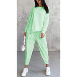 Ensemble Femme Deux Pièces avec Sweat à Capuche et Pantalon