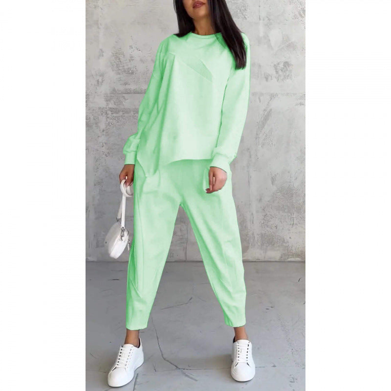 Ensemble Femme Deux Pièces avec Sweat à Capuche et Pantalon