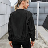 Blouson bomber femme léger à fermeture zippée