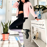 Blouson bomber femme léger à fermeture zippée