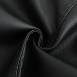 Veste Femme Simili Cuir Élégante Style Biker