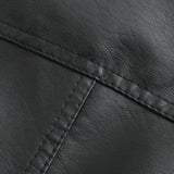 Veste Femme Simili Cuir Élégante Style Biker