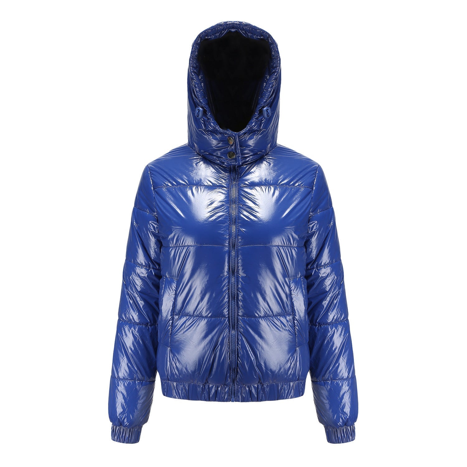 Aurelia | Veste Matelassée Brillante pour Femme avec Capuche – Style Chic
