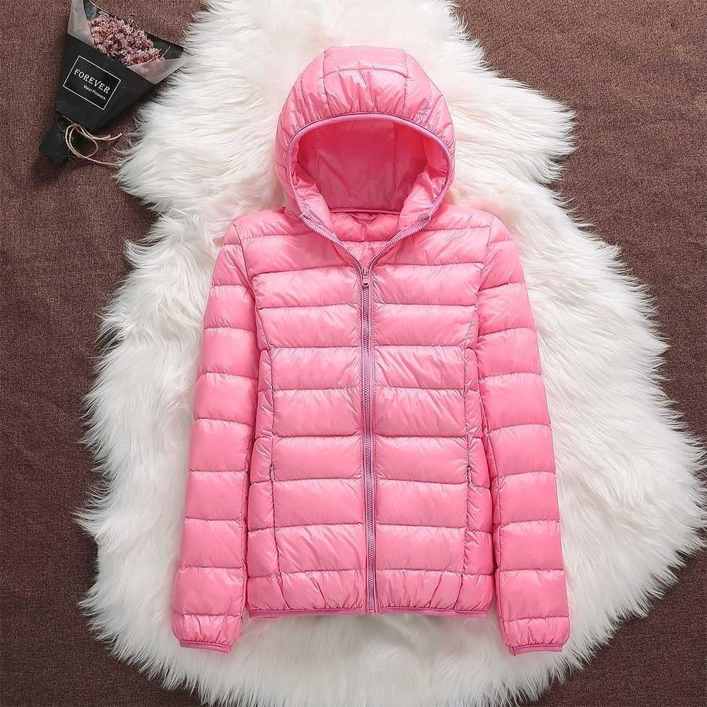 Doudoune Femme Légère Matelassée à Capuche