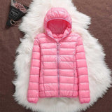 Doudoune Femme Légère Matelassée à Capuche