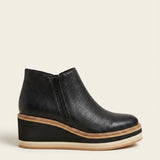 Bottines femme à plateforme et semelle rembourrée