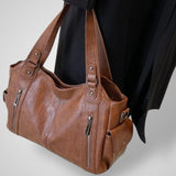 Sac En Cuir Noir Femme Intemporel