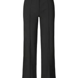 Pantalon Large Taille Haute Coupe Droite Élégance Quotidienne