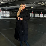 Éliane | Veste d’Hiver Longue Élégante pour Femme
