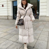 Éliane | Veste d’Hiver Longue Élégante pour Femme