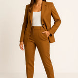 Elegant Jakkesæt Med Slim Fit Moderne Stil