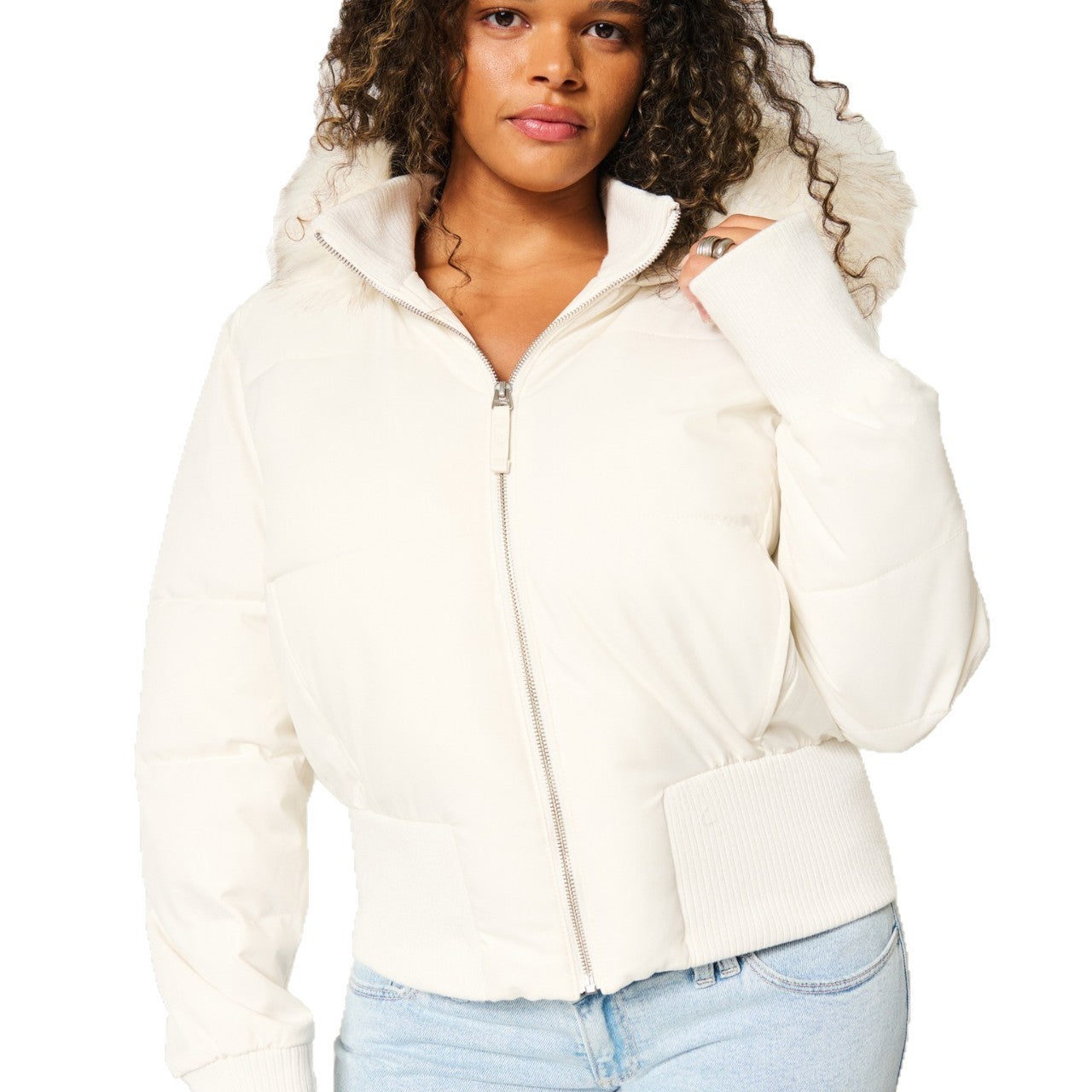 Veste Courte Femme à Capuche – Blouson Zippé Tendance