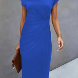 Robe Femme Élégante Ajustée – Robe Midi Chic
