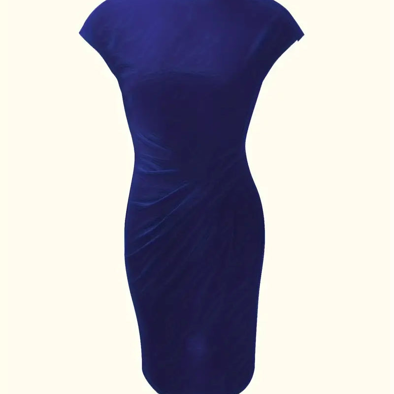 Robe Femme Midi Ajustée – Robe Élégante Minimaliste
