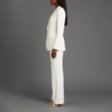 Elegant Jakkesæt Med Blazer Og Bukser Moderne Stil