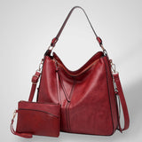 Sac En Cuir Élégant Noir Femme