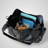 Sac En Cuir Noir Femme Intemporel