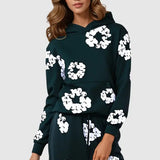 Ensemble Détente Imprimé Floral Confort Style Décontracté